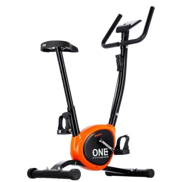 ONE FITNESS Mekanisk cykel RW3011 svart och orange - 17-00-009