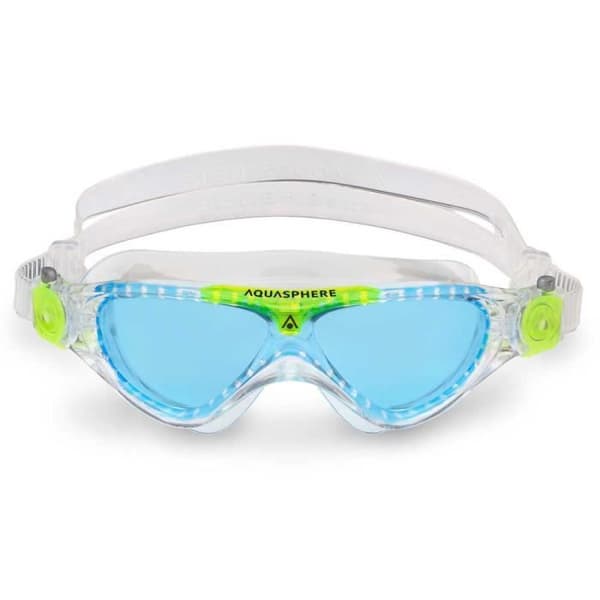 Dykningsmask - Aqua Sphere - Vista Junior - Transparent-Grön-Blå - Storlek S - Unisex