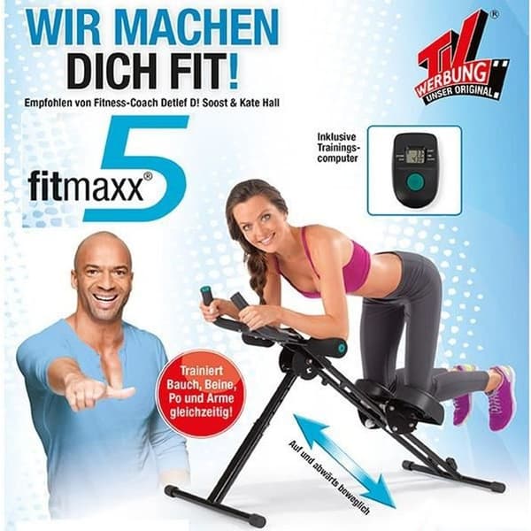VITALmaxx Fitmaxx 5 bukmaskin med integrerad träningsdator