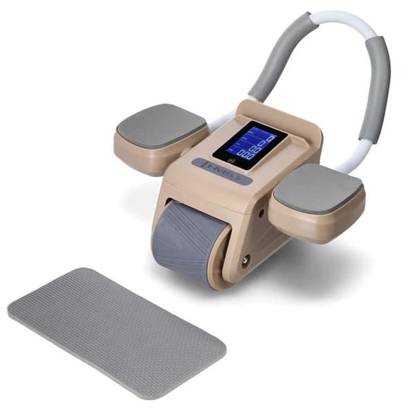 Automatisk ab Wheel - HMS - KA08 - LCD-skärm - USB-C-laddare - Brun