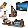 Miniatyrbillede 4 af 11: Sammenklappelig romaskine med vandtæthed og Kinomap-app – Indendørs fitnessmaskine