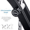 Miniatyrbillede 9 af 11: X-Bike Foldbar Magnetisk Motionscykel til Indendørs Cardio, Motionscykel med Træningscomputer og Expander Strap