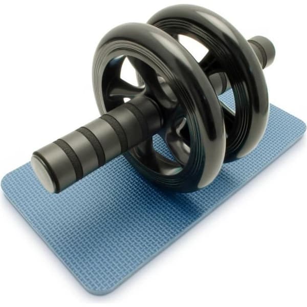 CampTeck Abdominal Wheel - ABS - Fitness Gym Bodybuilding - Grå - Magar, rygg, armar och axlar