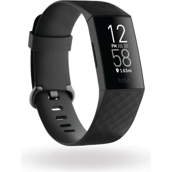 FITBIT Charge 4 - Anslutet armband (NFC) - Svart- USED