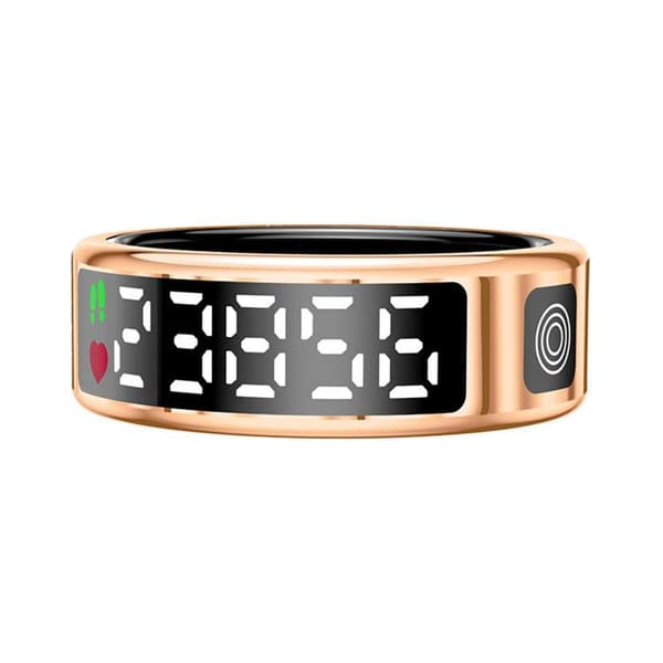 Bagg Connectée Diana med Kristallin Etui Hälsokontroll LED-skärm storlek S Guld
