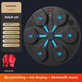 Miniatyrbild 2 av 2: Smart Bluetooth Musikboxningsmaskin, Justerbara hastighetsnivåer, Interaktiv familjeskoj,Svarta vuxenhandskar