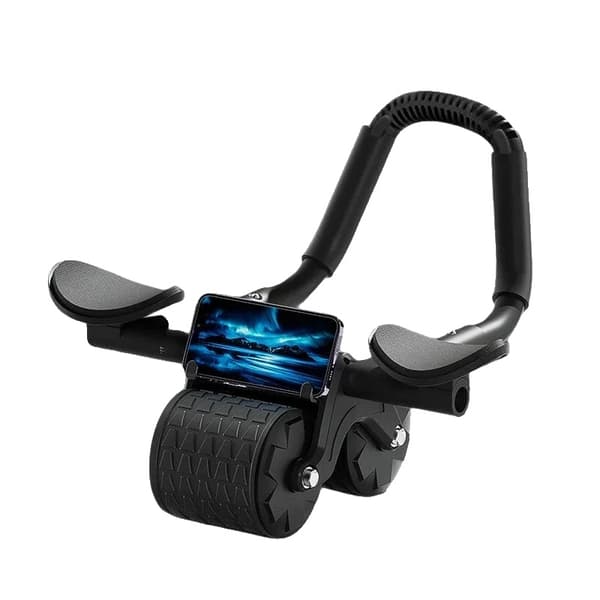 Abdominal Wheel, Automatisk Återhämtning, Smart Räkning,Vanlig svart