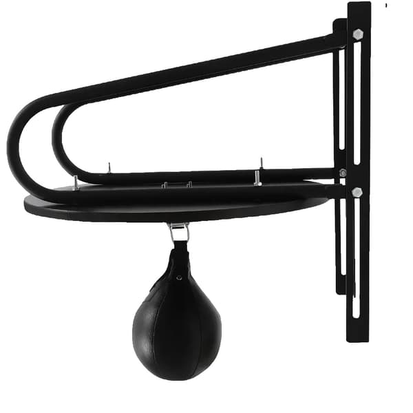 Speedball Platform, Vægmontering, Justerbar Højde, Holdbare Materialer,sort