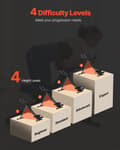 Miniatyrbillede 4 af 4: Ab Workout Maskine, Sammenklappeligt Design, Core Træner til Kvinder, Justerbar til Hjemmegymnastik