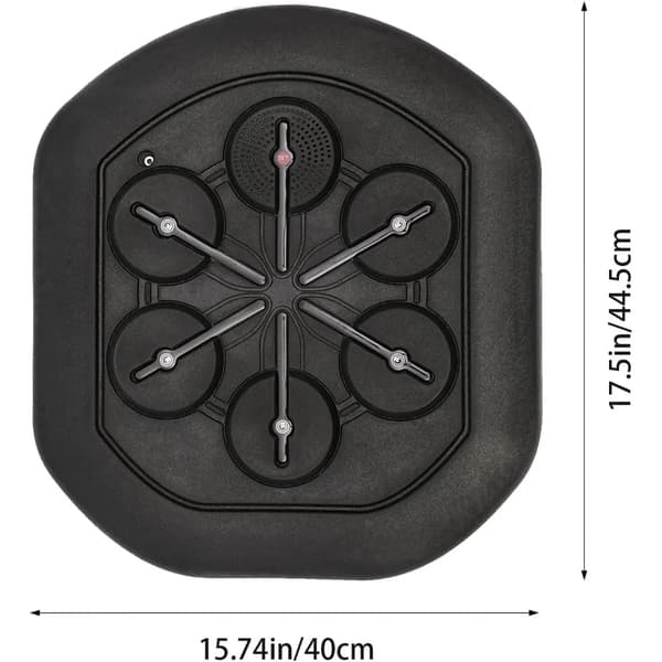 Smart Musik Boxningsmaskin, Väggmonterad, USB-laddning, Bluetooth-anslutning,svart