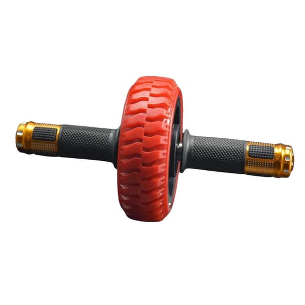 Ab Roller, Tyst Drift, Antislip Grepp,Röd
