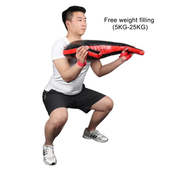 Nyrkkeilyvoimaharjoituspussi, säädettävä paino 5-20 kg, kestävä PU-materiaali, ihanteellinen MMA:lle ja Muay Thaille.