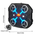 Miniatyrbillede 2 af 2: Smart boksemål, justerbar hastighed, Bluetooth-kompatibel,C Sort med Handske