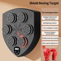 Miniatyrbild 2 av 2: Väggmonterat boxningsmål, ABS-material, 9 belysningslägen, Bluetooth-anslutning,svart
