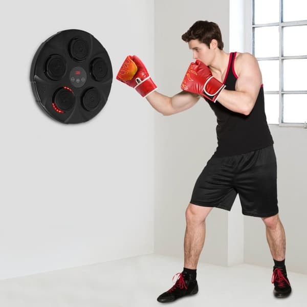 Musik Boxningsmaskin, 9 Hastighetsinställningar, Bluetooth-anslutning, Platsbesparande Design