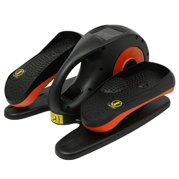 Sittande Pedaltränare, Fjärrkontroll, Kompakt Design,Orange