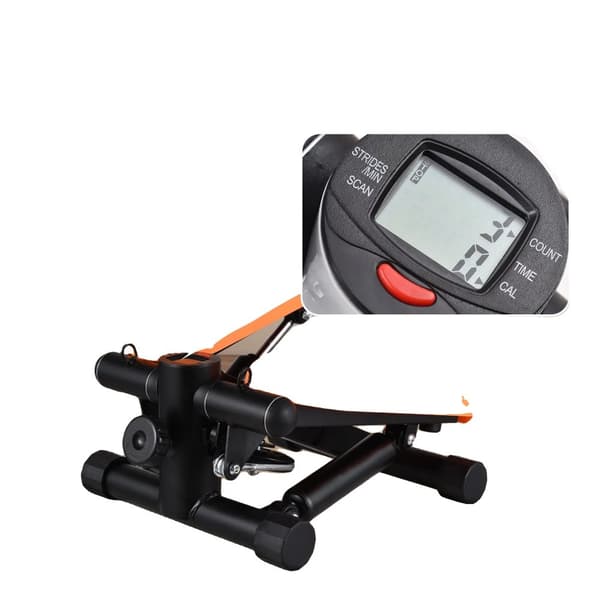 Mini Stepper, 100 kg kapacitet, LCD-display,Appelsin