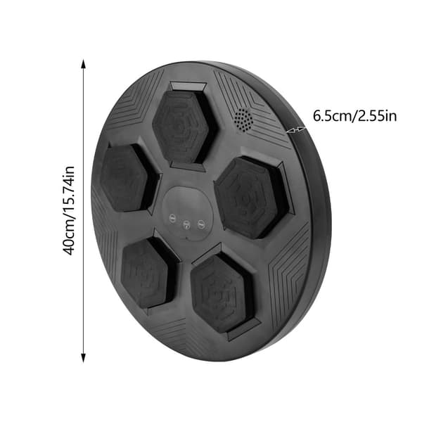 Musiikkiboksauksen kohde, seinälle asennettava, USB-lataus, Bluetooth-yhteys,musta