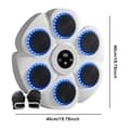 Miniatyrbild 2 av 2: Smart Boxningsmål, Justerbar Hastighet, Bluetooth-kompatibel,En vit med handske