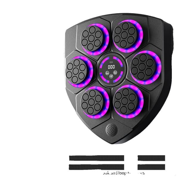 Smart boksemaskine, justerbare hastigheder, Bluetooth musikforbindelse,sort