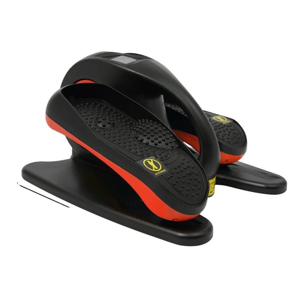 Mini elektrisk elliptisk maskin, ergonomiskt handtag, tyst drift,svart