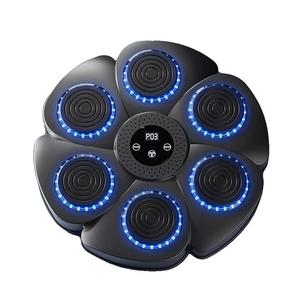 Smart Musik Bokse Maskine, 9 Træningsmuligheder, 40 cm Diameter,sort