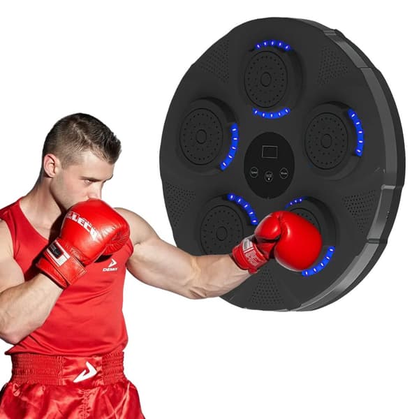 Älykäs musiikkiboksauksen valmentaja, Bluetooth-kaiutin, helppo asennus,Musta
