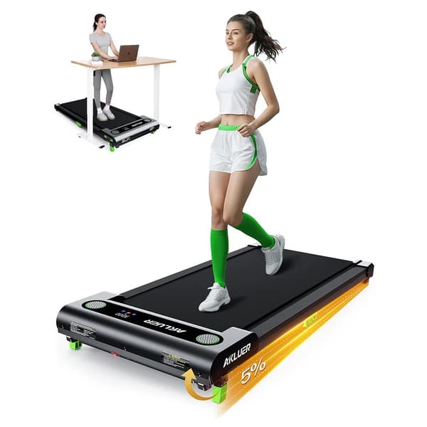 Walking Pad, 2.5HK Motor, Justerbar Stigning, Multifunktionel LED Skærm,Akluer 480L-A