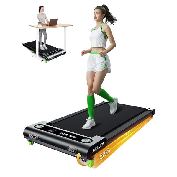 Walking Pad, 2.5HK Motor, Justerbar Stigning, Multifunktionel LED Skærm,Akluer 480L-A