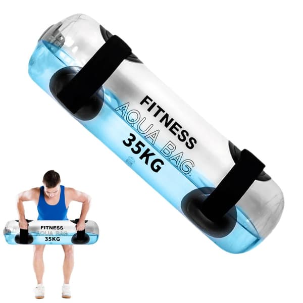 Fitness Vattenpåse, Justerbar Viktkontroll, Bärbar Design,35KG