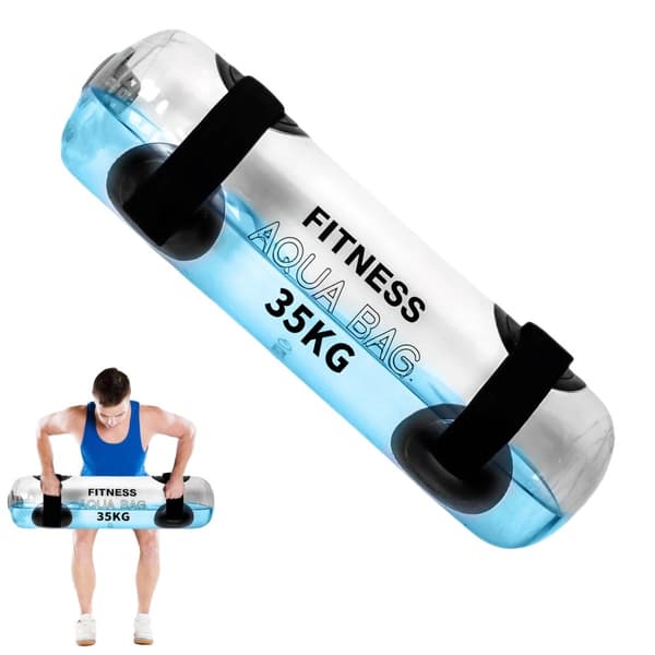 Fitness Vattenpåse, Justerbar Viktkontroll, Bärbar Design,35KG