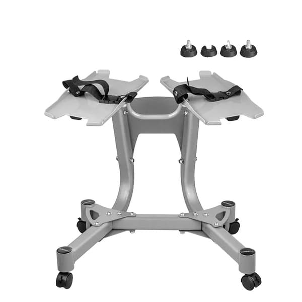 Käsipainoteline, kestävä rautarakennus, ergonominen muotoilu, sisäänrakennettu pyyheteline