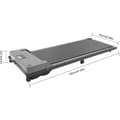 Miniatyrbillede 2 af 2: Walking Pad Løbebånd, 3.0HK Motor, Fjernbetjening, LED Skærm,sort