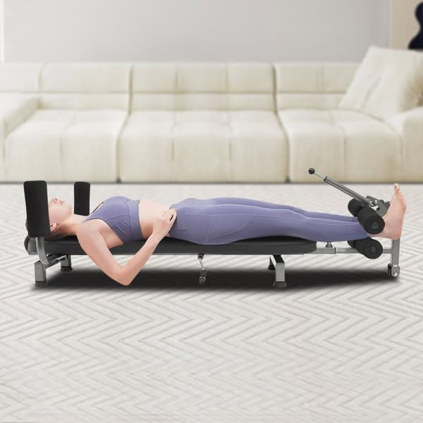 Ryggsträckningsdekompressionsbänk, hög viktkapacitet, justerbar höjd, ergonomisk design