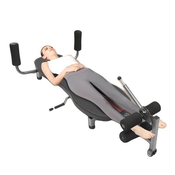 Ryggsträckningsdekompressionsbänk, hög viktkapacitet, justerbar höjd, ergonomisk design