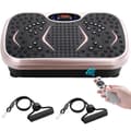 Miniatyrbillede 1 af 2: Vibrationsplade Træningsmaskine, Hastighedsområde 1-99 Niveauer, LED Kontrolpanel, Oscillationsvibrationstype,Chokolade