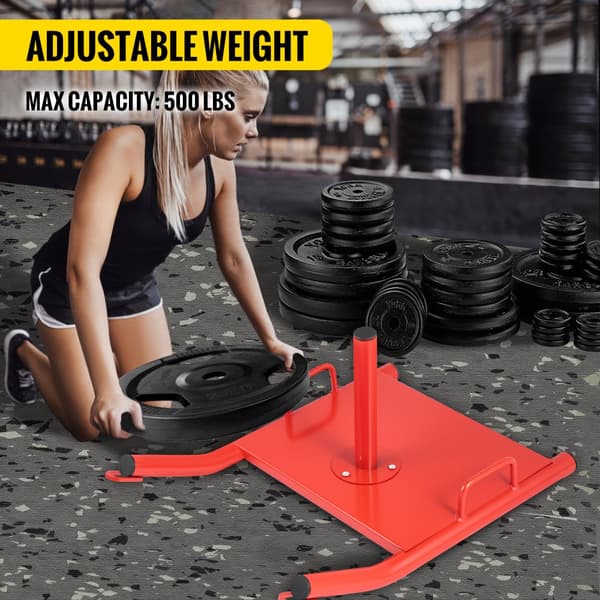 Fitness Sled, 500 lbs kapacitet, justerbar skuldersele