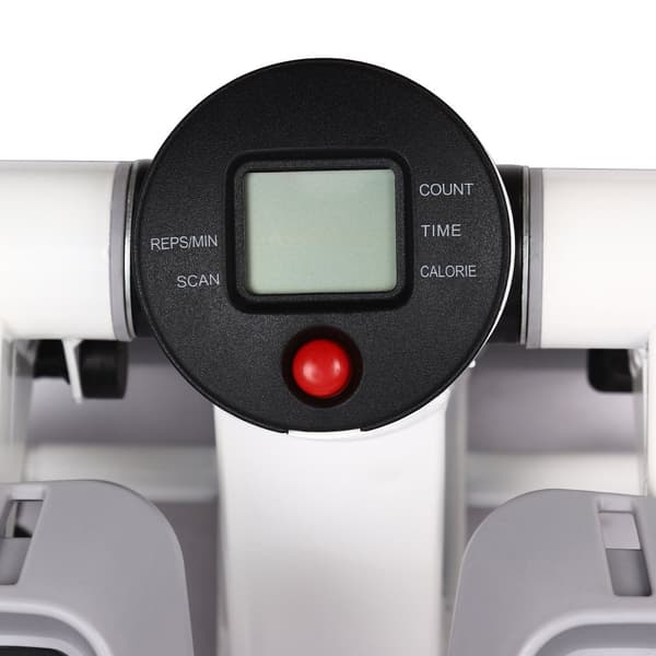 Hydraulisk Fitness Stepper, Modstandsbånd, LED Skærm