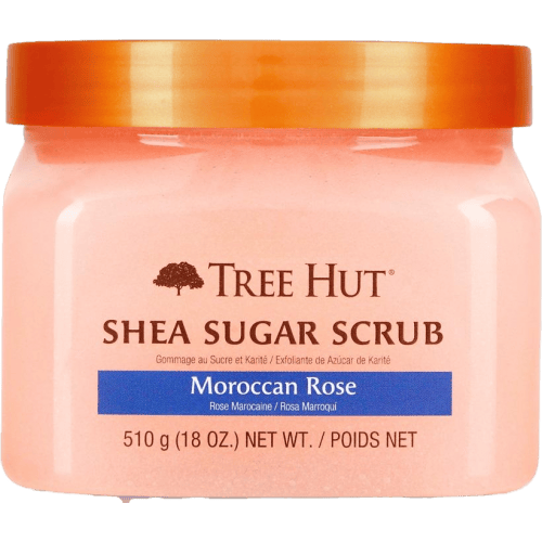 Tree Hut Shea Sugar Scrub Moroccan Rose 510g - Kroppsskrubb