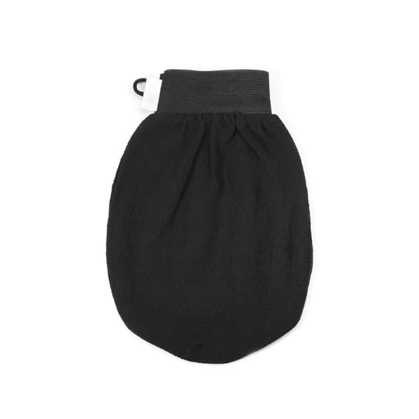 Exfolierande Skrubbhandske i 100% Viscose Fiber Svart
