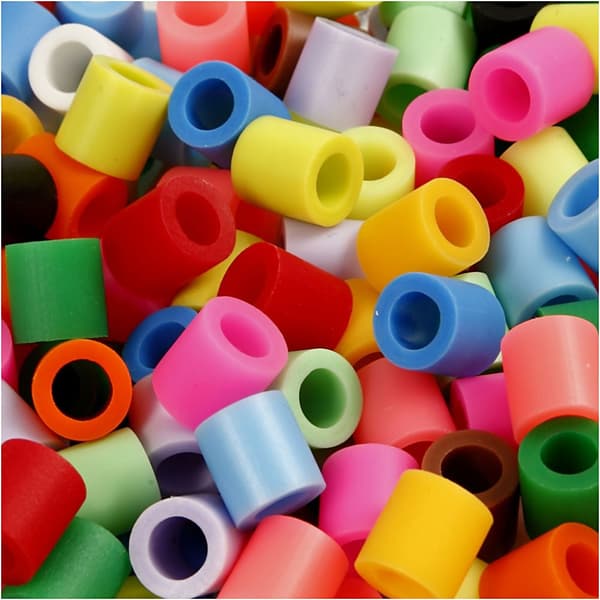 Nabbi Pärlor Jumbo 10mm - Mixade Färger - 2450 st