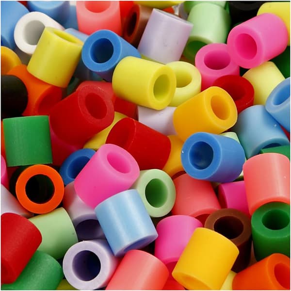 Nabbi Pärlor Jumbo 10mm - Mixade Färger - 2450 st