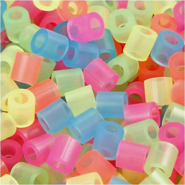 Nabbi Pärlor 30 000 st - Mixade Neonfärger - Medium