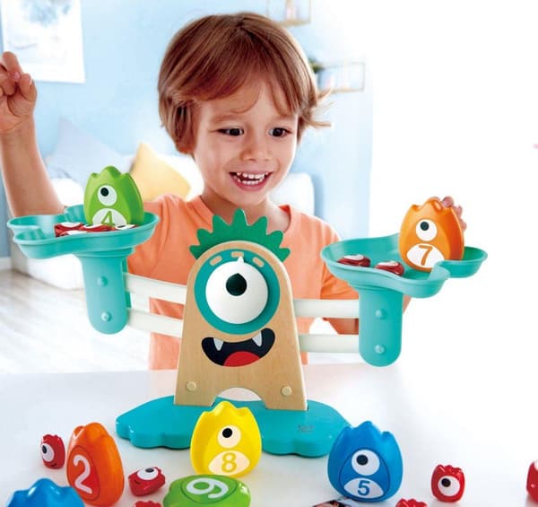 Hape Monster Math Scale Leksaksvåg
