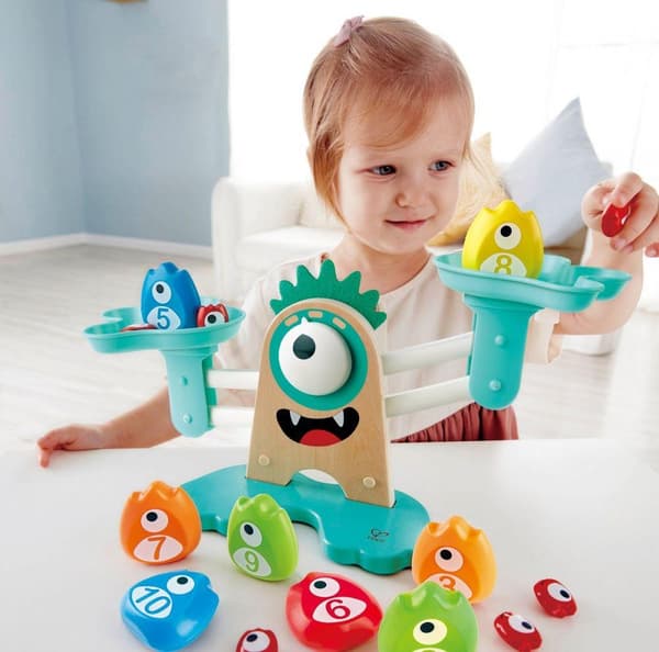 Hape Monster Math Scale Leksaksvåg