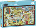 Miniatyrbillede 1 af 2: Lassemaja Valleby Puslespil 200 brikker
