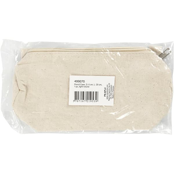 Pennfodral 6x20 cm Ljus Natur 1 st