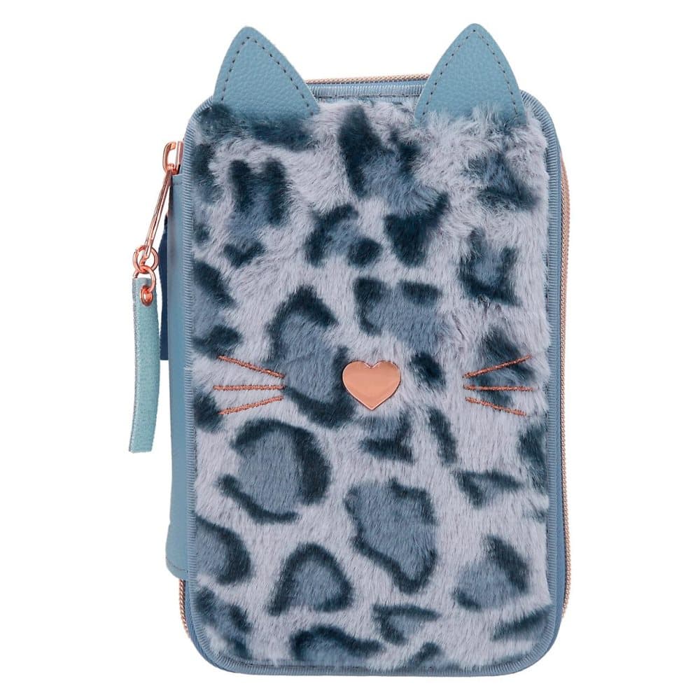 TOPModel Trippelpennfodral Mjuk Leopard Leo Love