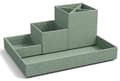 Miniatyrbillede 1 af 5: Skrivbordsförvaring 4 delar Soft Teal Bigso Box of Sweden