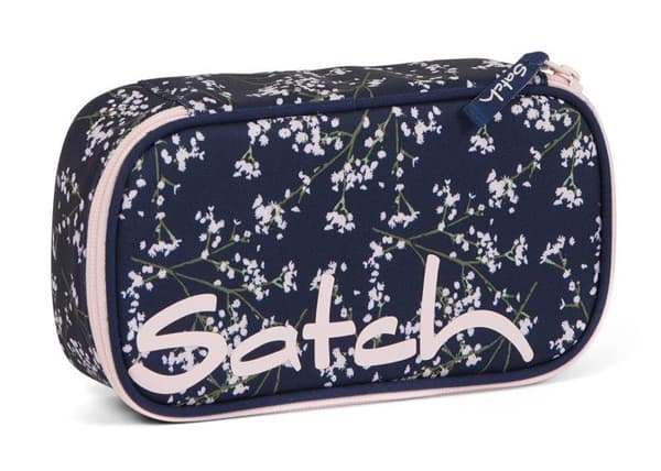 satch Pennfodral svart rosa för tjejer - Schlamperbox Bloomy Breeze 96702